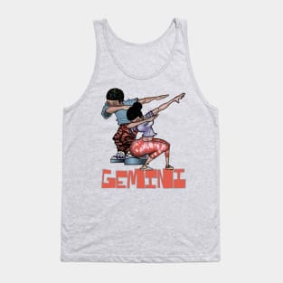 Front and Back Gemini BG Tank Top